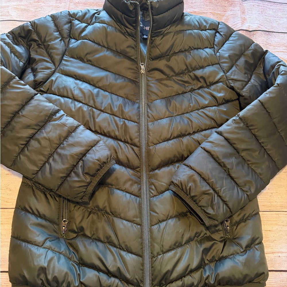 Big Chill Women's Puffer Jacket - Dark Green